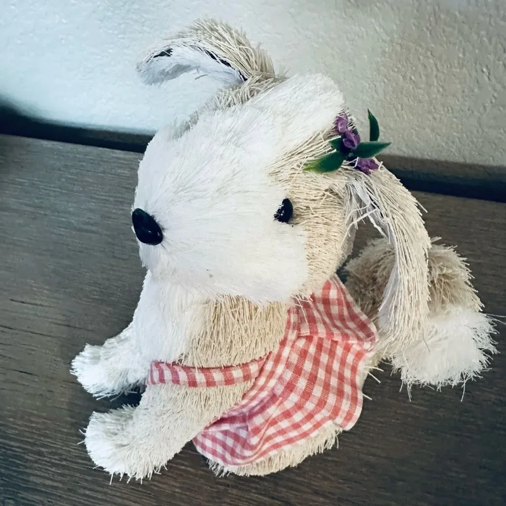 Easter Spring Straw Rabbit Dog or Squirrel Critter Decor